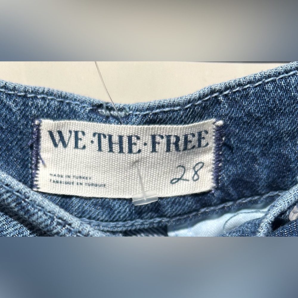 FREE PEOPLE We The Free Sheridan Baggy Flare Wide Leg High Rise Jeans Size 28x32 - Picture 4 of 9